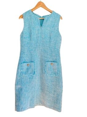 Karl Lagerfeld Tweed Dress with Pockets